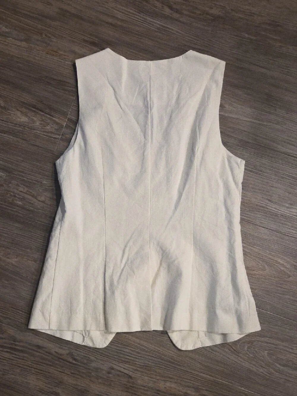 GAP Ivory Button-Front Sleeveless Tunic - Picture 3 of 3